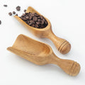 Big Coffee Scoop Shovel, Acacia Large Ground Coffee Scoop 5.9″ Measuring Spoons by MediterraneanFoodExperience
