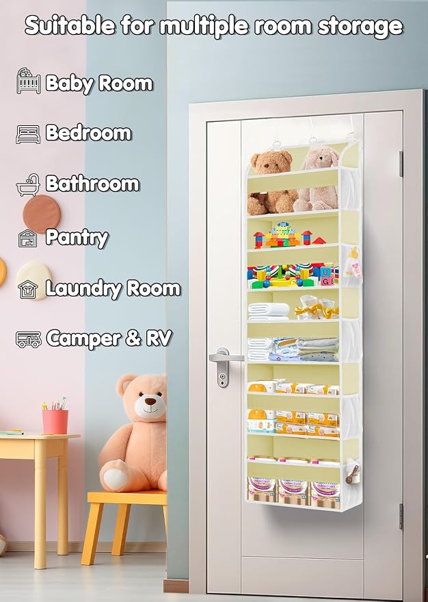 2 Pack Over The Door Storage Organizer - Image 4