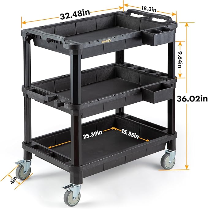 ELAFROS Multi-Use Utility Cart - Image 2