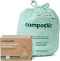 Compostic Home Compostable Trash Bags, 13 Gallon Tall Kitchen Rubbish Bags by COMPOSTIC