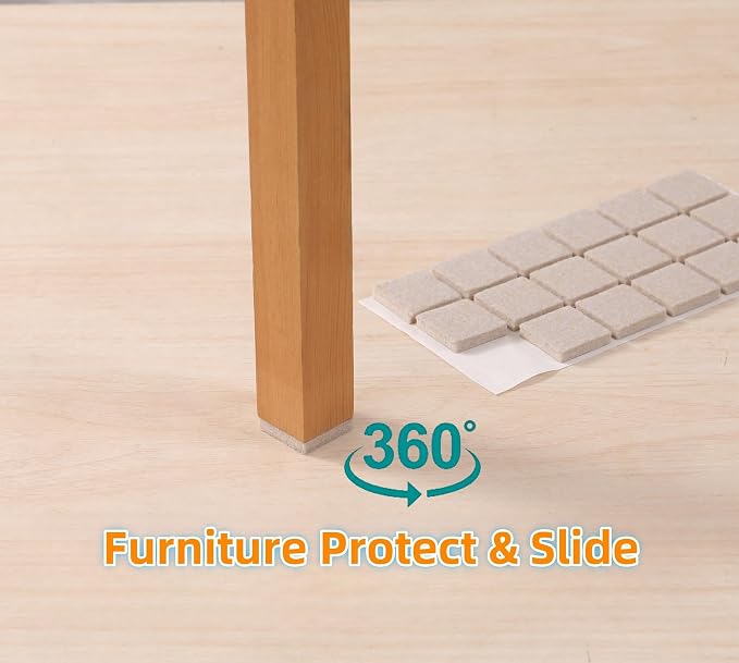 Furnigear Felt Furniture Pads for Hardwood Floor - Image 5