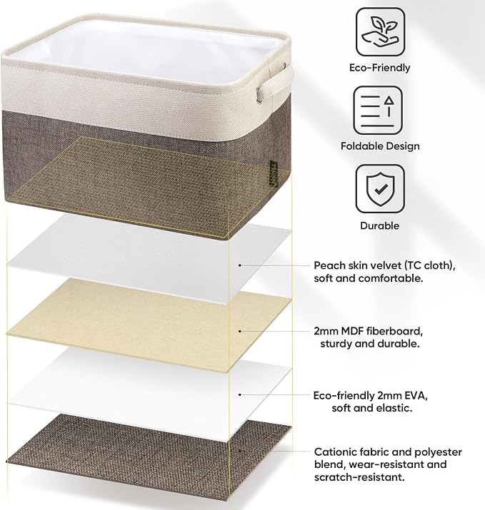 BALEINE 1 Pack Fabric Storage Bins - Image 7