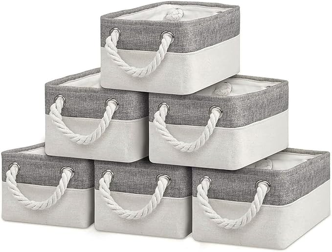 Storage Bins - Storage Baskets for Shelves Storage Cubes by Sacyic