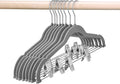 HOUSE DAY Velvet Skirt Hangers 12 Pack, Space Saving Slim Shorts Hanger by HOUSEDAY