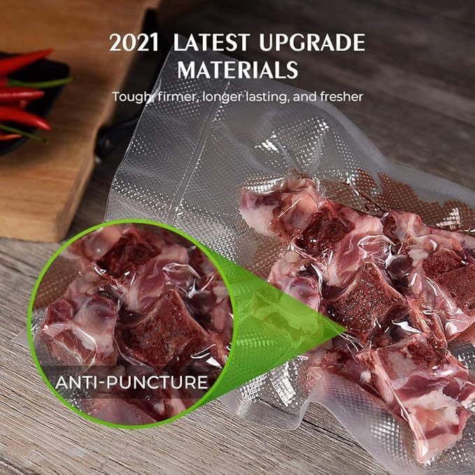 Vacuum Sealer Bags for Food，Seal a Meal Bags Rolls，8inx20 Rolls 2 - Image 5