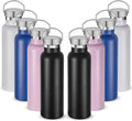 Neihepal 20 oz Insulated Water Bottles Bulk 8 Pack, Stainless Steel Double Wall by Neihepal