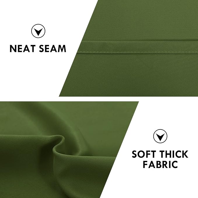DWCN Blackout Curtains Room Darkening Thermal Insulated Bedroom Curtains Window - Image 6