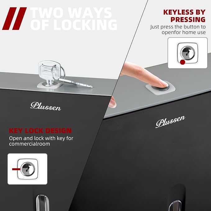 Trifold Paper Towel Dispenser Black Pearl Premium Grade 10⅞” Length X 8¼” High - Image 5