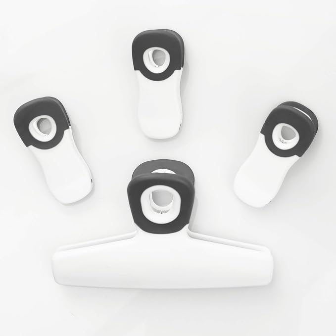 COOK WITH COLOR Bag Clips, Heavy Duty Chip Clip and Refrigerator Magnet Clips - Image 3