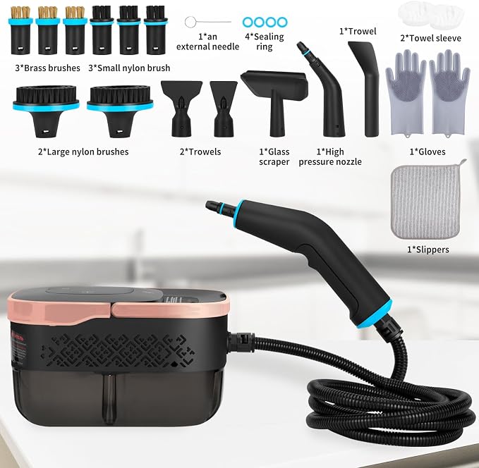 2500W Portable Handheld Steam Cleaner, High Temperature Pressurized Steam - Image 2