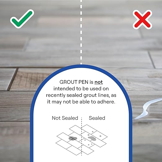 Grout Pen Tile Paint Marker: Waterproof Grout Paint, Tile Grout Colorant and - Image 5