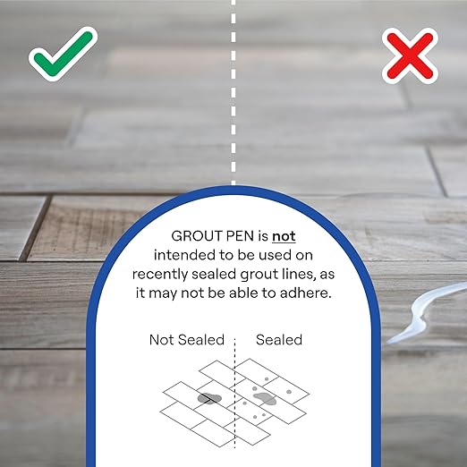 Grout Pen White Tile Paint Marker: Waterproof Grout Paint, Tile Grout Colorant - Image 5