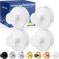 Suction Cup Hooks for Shower, Removable No Drill Towel Hooks, Upgraded 15 lbs by Unknown