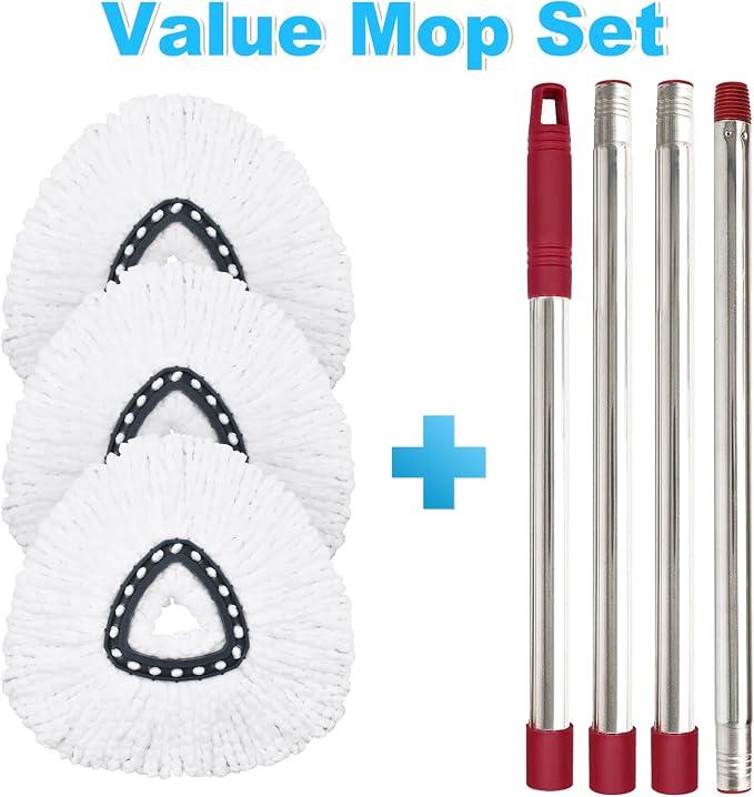Mop Replace Head for O Cedar, Mop Handle for Ocedar, Mops Heads Replacements - Image 2