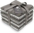 100% Cotton Terry Dish Cloth & Dish Towel, 6 Pack, Super Soft and Absorbent by Ecotribe