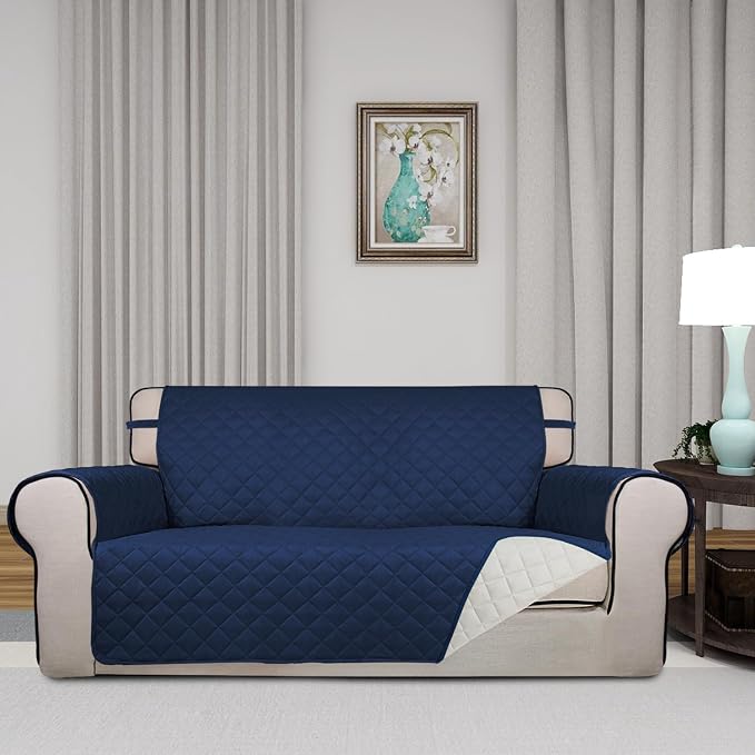 PureFit Reversible Quilted Sofa Cover, Water Resistant Slipcover Furniture - Image 2