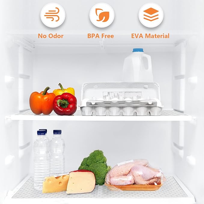 Shelf Liners for Kitchen Cabinets Refrigerator Liners Waterproof & Oil-Proof - Image 3