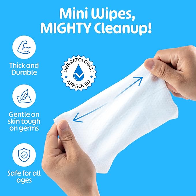 Fomin Mini Hand Sanitizer Wipes 8 Pack - Image 4