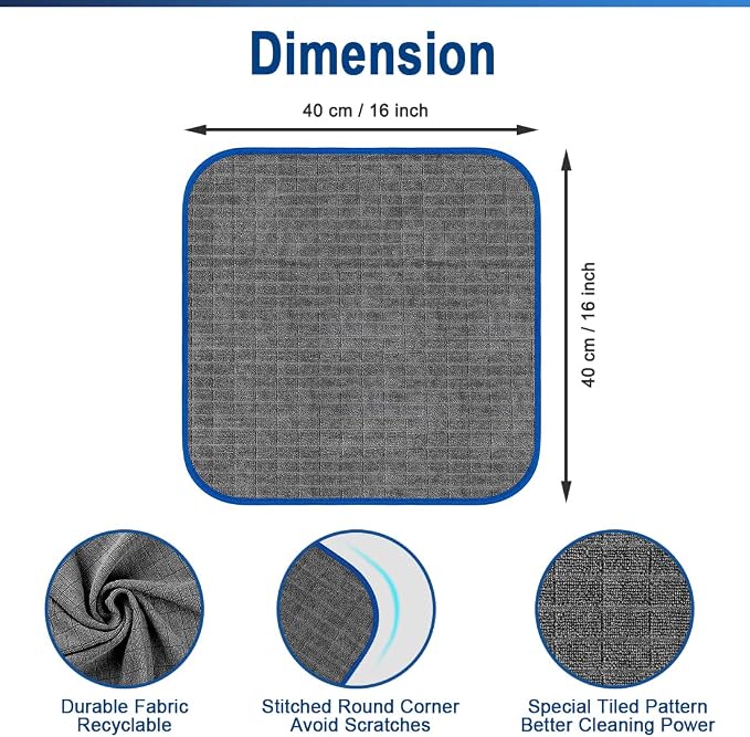 Airlab Microfiber Towels for Cars Wash Drying Auto Detailing, Highly Absorbent - Image 5
