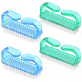 Handle Grip Nail Brush, Hand Fingernail Brush Cleaner Scrubbing Kit Pedicure by Larbois