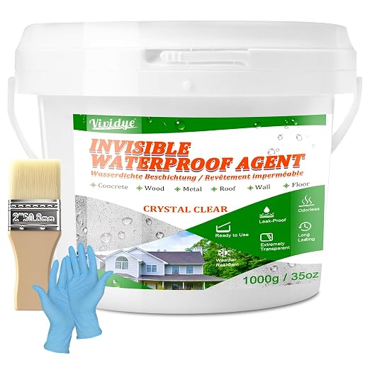 Waterproof Sealant 35oz, Transparent Waterproof Coating by Vividye
