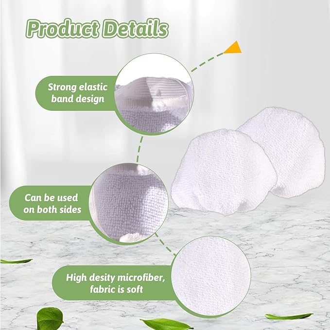 4Pack Microfiber Cloths for Handheld Steam Cleaner Compatible - Image 3
