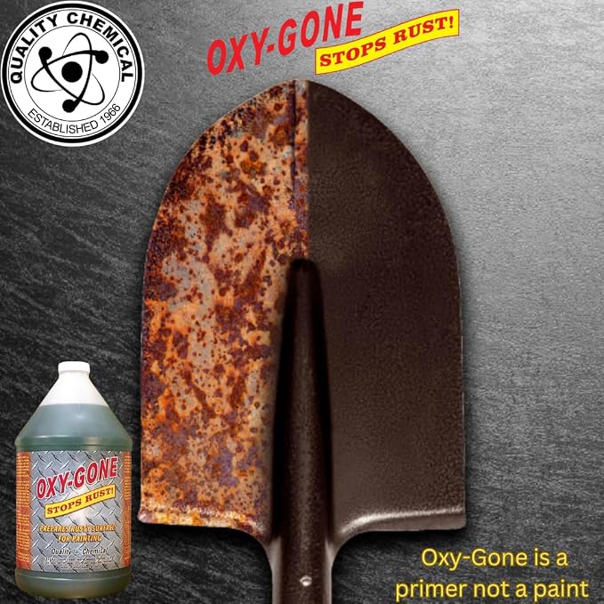 Quality Chemical Oxy-Gone Rust Remover and Metal Treatment/Rust Repair/Prepares - Image 2