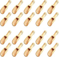 20pc Mini Wooden Spoons，Mini Bamboo Spoons by Golden+Pearl