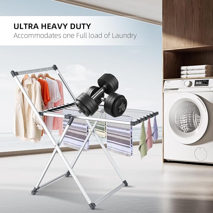 Clothes Drying Rack, Foldable Laundry Rack - Image 2