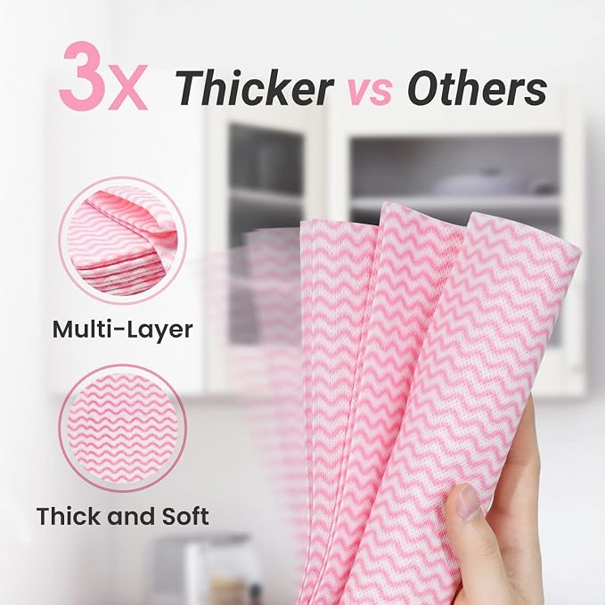 Reusable Cleaning Cloths Dish Paper Towels, Domestic Cleaning Towels - Image 3