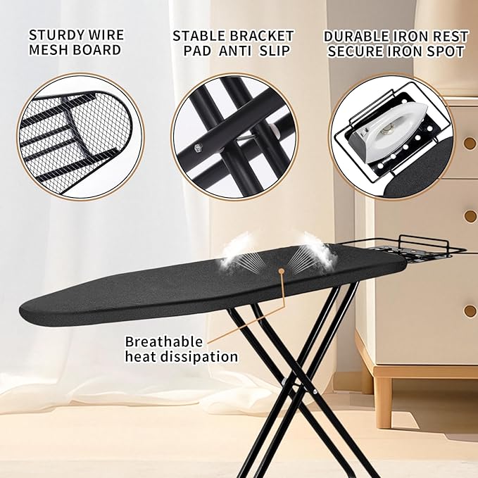 Ironing Board, 52x14 Inch Iron Board - Image 4