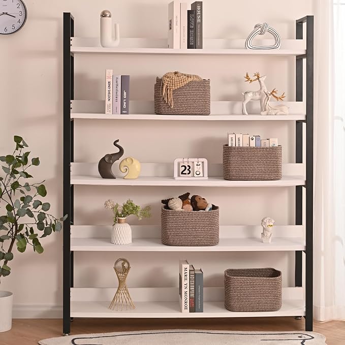 Storage Baskets for Shelves Organizing, Woven Cotton Rope Baskets for Storage - Image 2