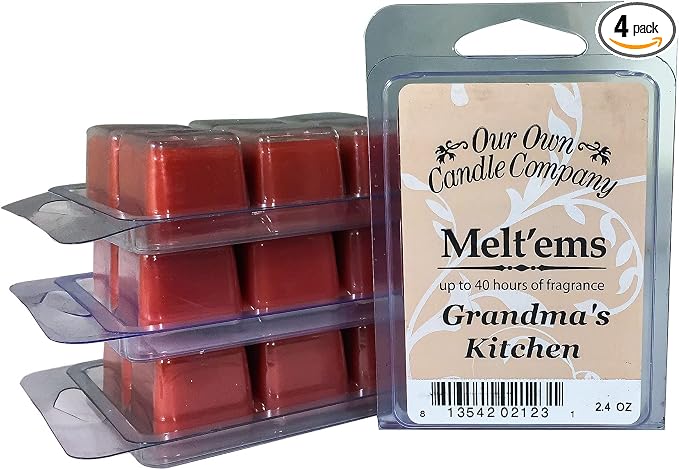 Our Own Candle Company Premium Wax Melt, Grandma's Kitchen, 6 Cubes, 2.4 oz by OurOwnCandleCompanycandles