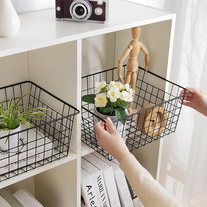 Kitchen Wire Baskets Farmhouse Decor Metal Food Storage Organizer, Household - Image 4