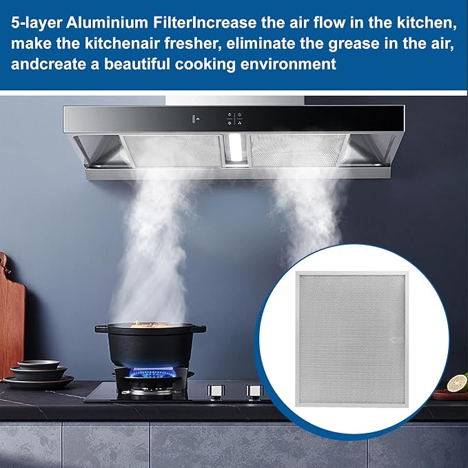 Allure Range Hood Filter Replacement 14.2" x 11.8" BPS1FA30 - Image 4