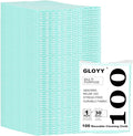100 Count Disposable Cleaning Towels and Dish Cloths, Super Absorbent Dishcloths by GLOYY