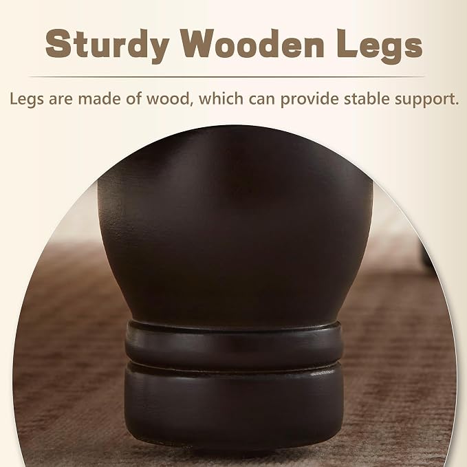 30-Inch Round Storage Ottoman, Modern Ottoman Coffee Table - Image 4