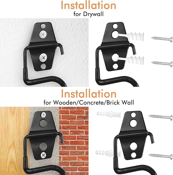 LIGHT DUST Broom Holder Wall Mount - Image 4