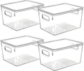Clear Plastic Storage Bins by CONTROLKITCHEN