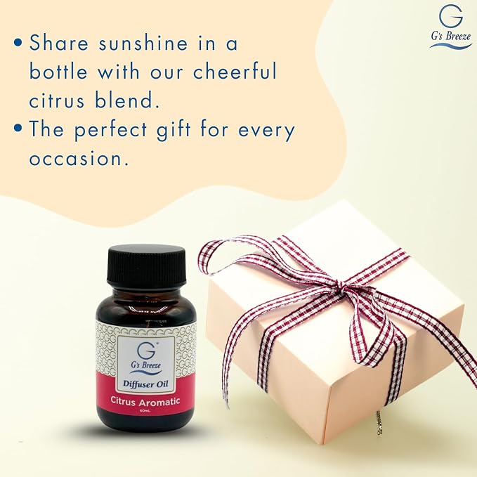 G's Breeze Citrus Aromatic Diffuser Oil Refill - Image 4