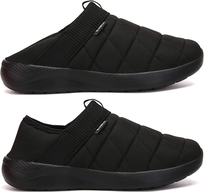 KUBUA Slippers for Men and Womens Indoor House Shoes Plush Slip on Outdoor - Image 2