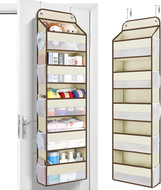 Yecaye Over The Door Organizer Storage, 5-Tier Heavy Duty Door Organizers by Yecaye