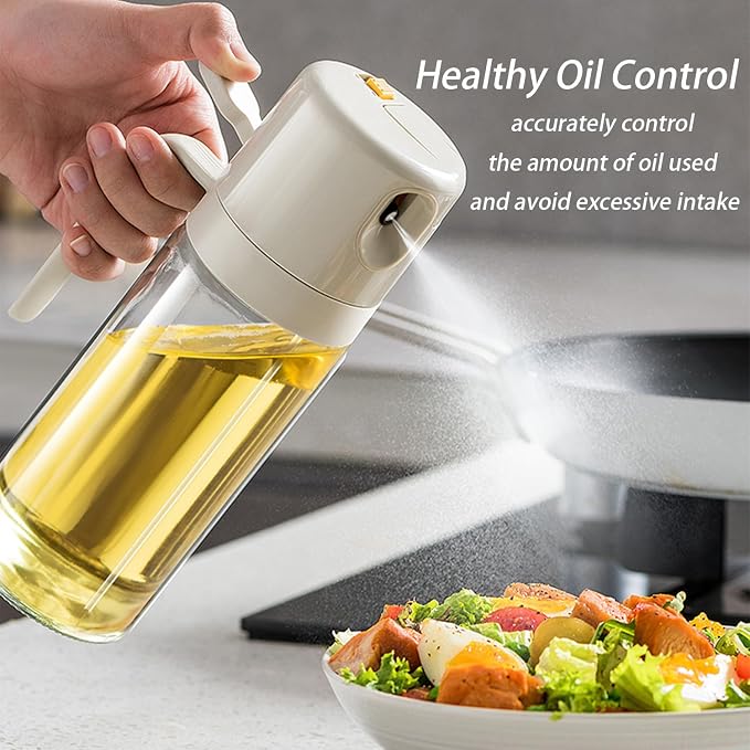 2 in 1 Glass Oil Sprayer and Dispenser - Image 3