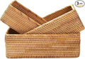 Rattan Storage Baskets, Wicker Baskets by XIMISISE