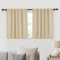 RYB HOME Short Blackout Curtains 36 inches, Solid Heavy Duty Small Window by RYBHOME