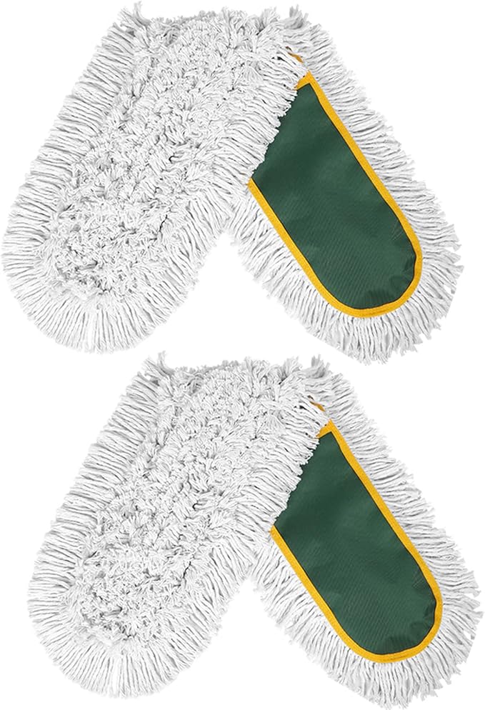 24" Commercial Dust Mop Replacement Padsfor Cleaning Office Garage Hardwood by BUVE