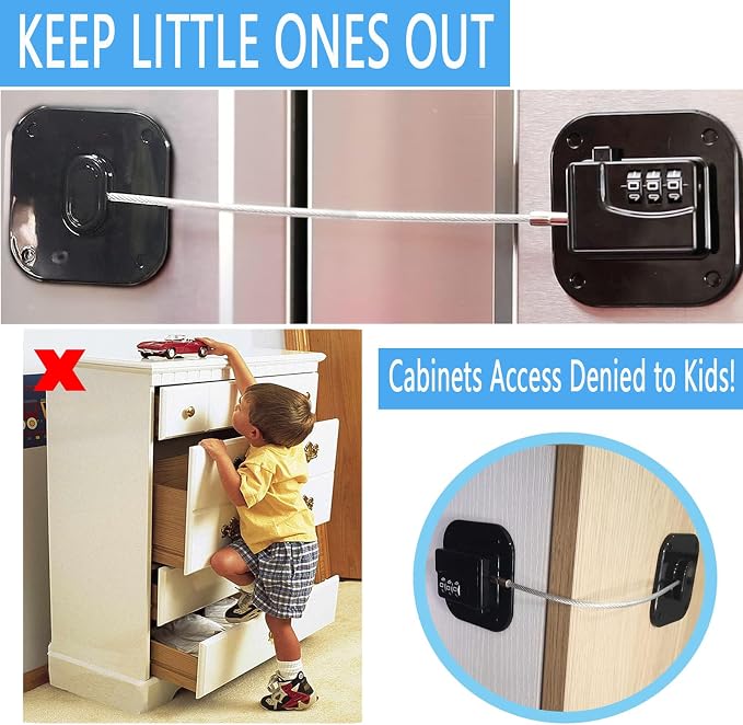 YEYA Upgraded Refrigerator Door Lock - Image 3