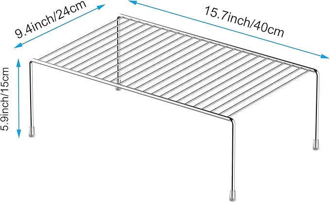 iPEGTOP Large Kitchen Freezer Cabinet Organizer Shelf - Image 3