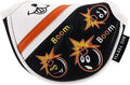 BIG TEETH Putter Cover Mallet Putter Cover Half Mallet Small Golf Headcover by BigTeeth