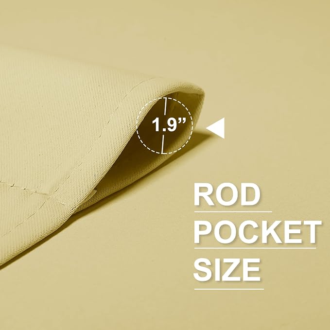 RYB HOME Blackout Curtains for Bedroom - Image 7